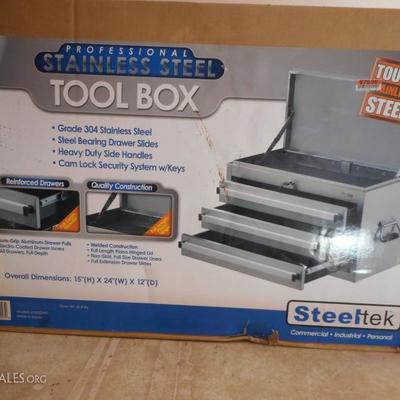 New Stainless Steel Tool Box
