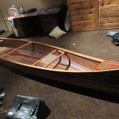 Zoe (Canadian) custom 17' wooden canoe