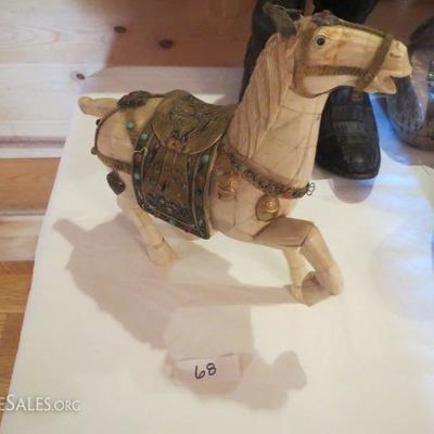 Chinese carved bone horse