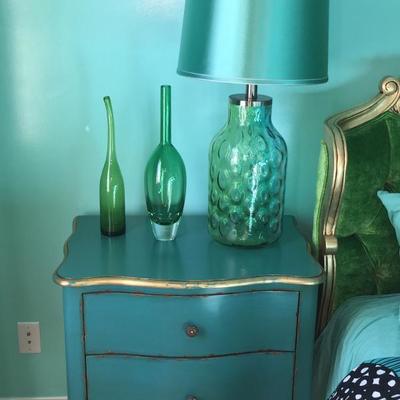 Antique French nightstands.