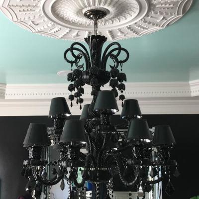 Chandeliers throughout house are for sale!