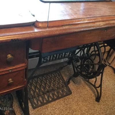 Antique Singer sewing machine