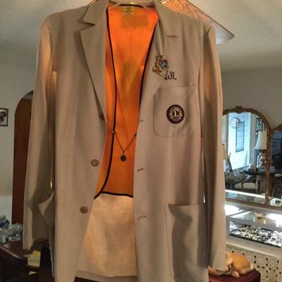 Lions Club jacket and vest