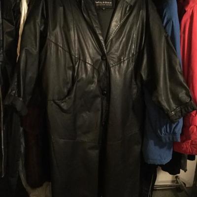 Wilson leather coat
