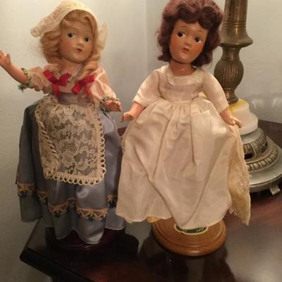 Antique bisque dolls