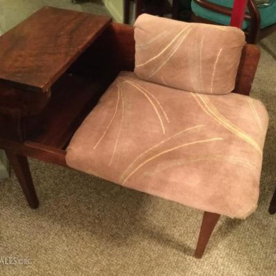 Vintage gossip bench