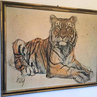 Tiger painting 