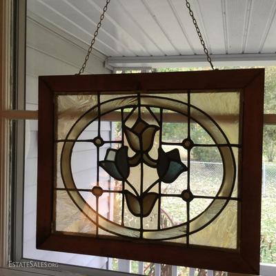 Stain glass framed