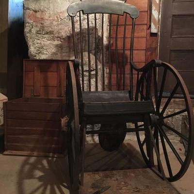 Antique Wheelchair 