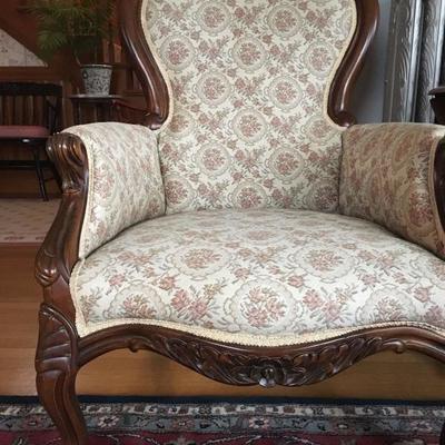 Detail Of Queen Anne Chairs 