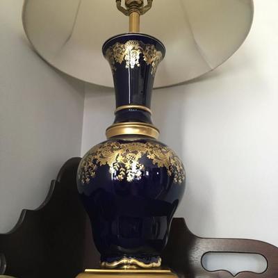 Gilt French Vase Lamp