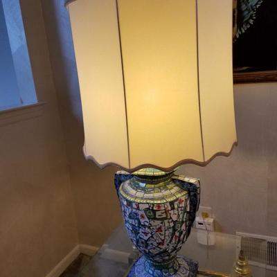 Handmade mosaic lamp