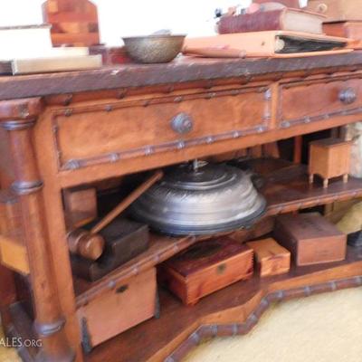 Antique asian desk