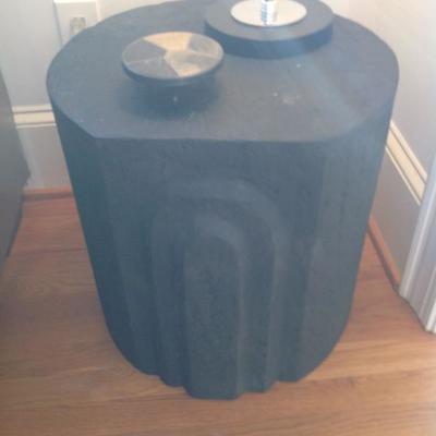 Pair of Plaster / Composite End Tables - 18
