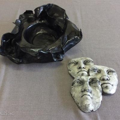 Lot # 34 - Handmade pottery and sculpture $ 30.00