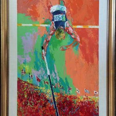 LEROY NEIMAN SIGNED LITHOGRAPH, MOSCOW OLYMPICS