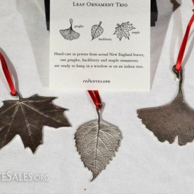 Pewter Christmas Ornaments