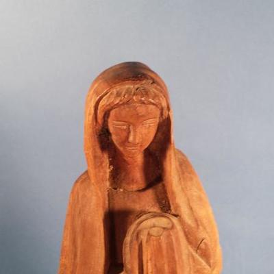 1710 to 1810's Hand Carved Virgin Mary