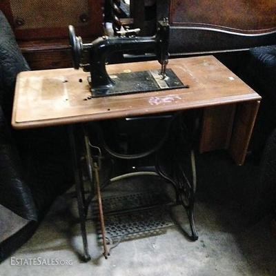 Antique Treadle Sewing Machine