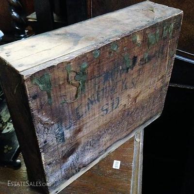 Back of Antique Maritime Folk Art Shadow Box