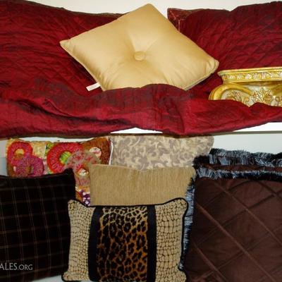 Comforters and pillows 