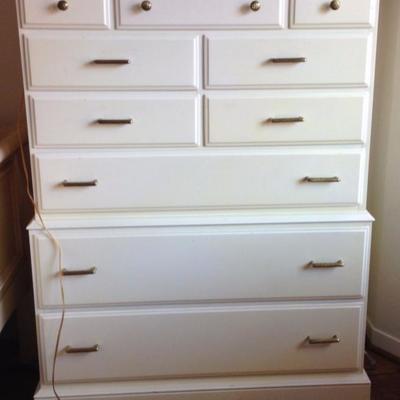 Highboy Chest Dresser painted from Ethan Allen in the 1950s solid maple
