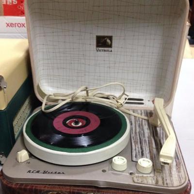 Vintage RCA Victrola record player
