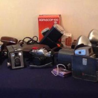 Vintage Cameras and Equipment Collection
