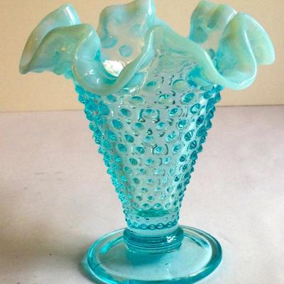 Vintage Fenton hobnail Vase