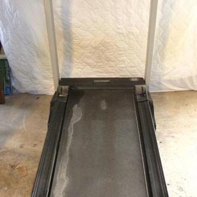 Discovery 300 Treadmill folds for easy storage