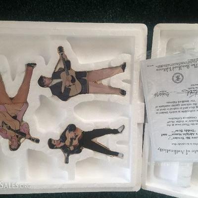 Elvis Presley Rockin' and Rollin' Christmas Ornaments with Swivel Hip Action