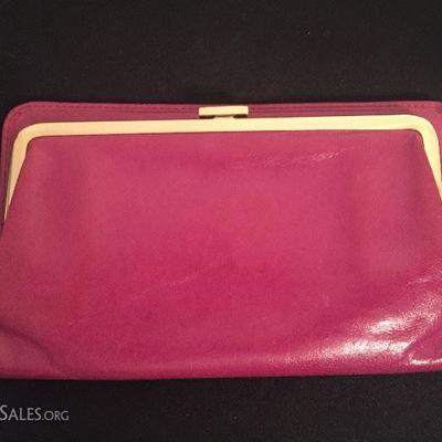 Authentic Hobo Kiss Lock Leather Wallet
