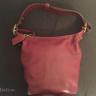 Authentic Leather Coach Purse - Like New.