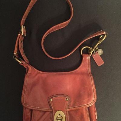 Authentic Coach Legacy Leather Hippie in Whiskey