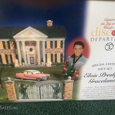 Department 56 Special Edition Gift Set Elvis Presley's "Graceland" NIB
