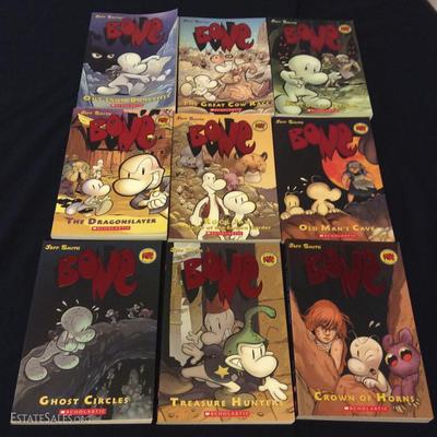 JYR018 Nine Bone Manga Books by Jeff Smith Vol. 1-9
