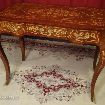 LOUIS XV STYLE MARQUETRY WRITING DESK