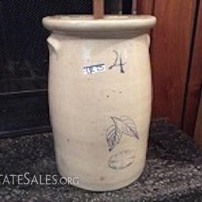 Red Wing Union Stoneware Butter Churner