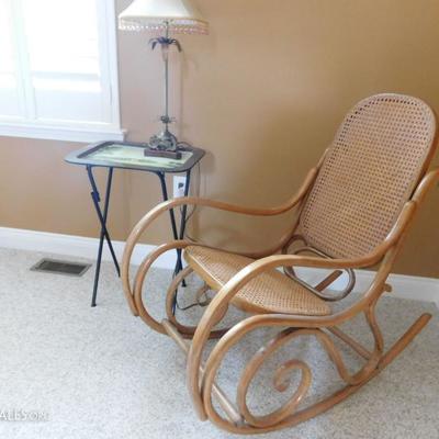 Thonet style rocking chair