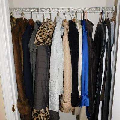 Closet of coats