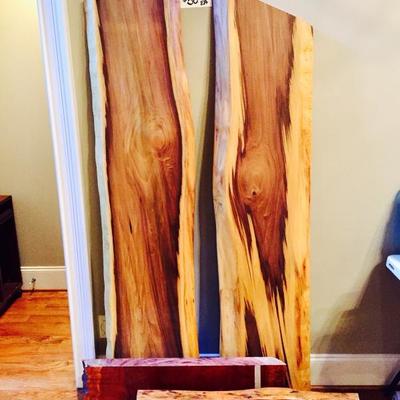 Gorgeous Wood Slabs - Great for a bar or a bench!  