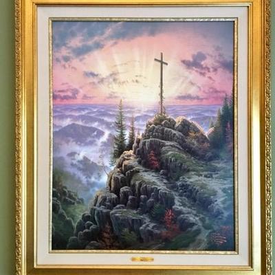 Thomas Kincaid "Sunrise" - Limited Edition - Signed - Numbered - Certified and Authenticated!  