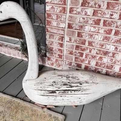 Antique Swan - Wood