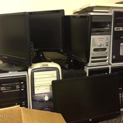 Several cleared computers