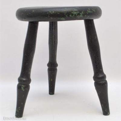 Antique 19th c. New England Childs Hearth Stool