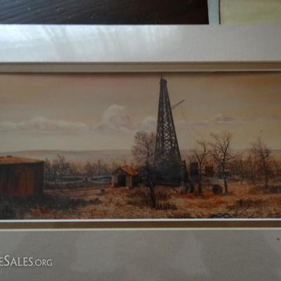 Texas Artist $400.00
Signed Texas Piece, 
His colors are so vivid, they jump right out at you!
