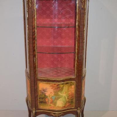 French Painted China Cabinet