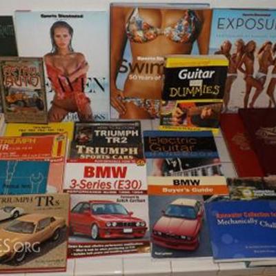 MMM095 Coffee Table Books - Sports Illustrated, Cars & More