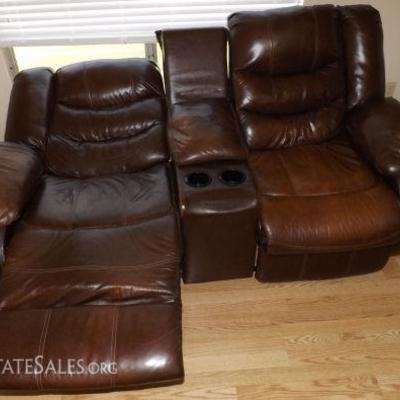MMM058 Pair of Reclining Theater Chairs