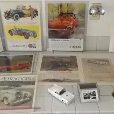 MMM065 Collectible Vintage Original Car Ads, Magazine, Playing Cards & More